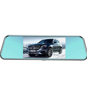 10 Inch Car Rearview Mirror Driving Recorder Front Rear Dual Recording HD Night Vision 24H Monitoring Mobile Phone Interconnection