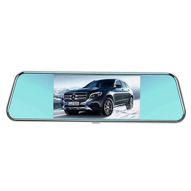 10 Inch Car Rearview Mirror Driving Recorder Front Rear Dual Recording HD Night Vision 24H Monitoring Mobile Phone Interconnection