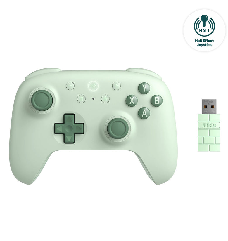 8Bitdo Ultimate 2C Wireless Controller for Windows PC and Android with 1000Hz Polling Rate Hall Effect Joysticks and Hall Triggers and Remappable L4/R4 Bumpers