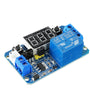 3pcs 12V DC Infrared Remote Control Full-function Delay Cycle Timing Relay Module with LED Digital Display with Remote Controller