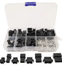 200Pcs 2.54mm Pitch JST SM Connector Kit 2/3/4/5Pin Male/Female Housing Pin Header Crimp Terminals Electrical Wire Connector Kit