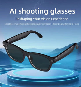 Senbono V03 AI Smart Glasses 500W HD 2K Video Recording Real-time Translation Noise Cancelling Voice Assistant Dialogue Built-In Large Model