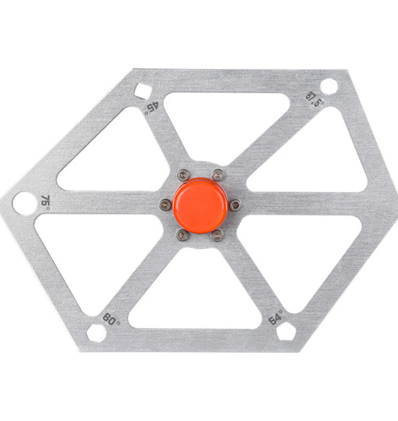 Aluminum Alloy Hexagon Ruler for Table Saw Multi-angle Measuring Tool Saw Angle Finder Gauge Protractor Inclinometer Angle Tools