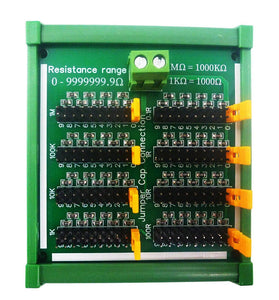 DNR1A07 0-10M 0.1R-9999999R Step 0.1R Adjustable Programmable Resistance Module C35 DIN Rail Shell for Arduino UN0 MEGA PLC