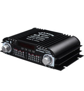 12V Car Mini HIFI Digital bluetooth Audio Power Amplifier Four Channel Output with Remote Control
