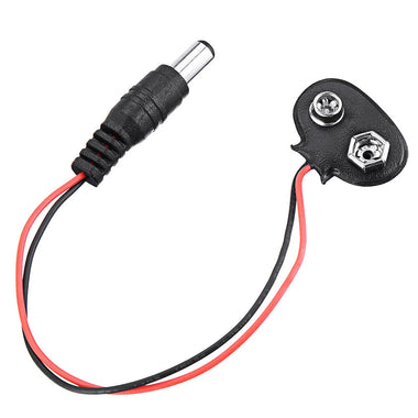 10pcs DC 9V Battery Button Power Plug Mega 2560 1280 UNO R3 132 9V Battery Buckle T Type Geekcreit for Arduino - products that work with official Arduino boards