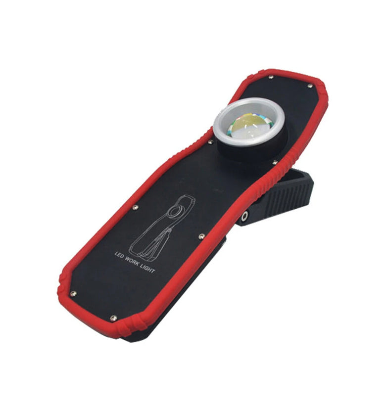 Portable COB LED Flashlight USB Charging Magnetic Lantern Camping Torch Hook Lamp High-Low Modes Lighting Work Light