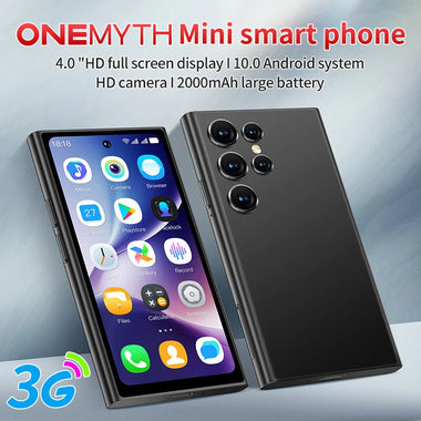 ONEMYTH S25 Pro 5MP HD Camera 2GB RAM 16GB ROM Mini 4.0 Inch Dual SIM Card 2000mAh Android 10.0 Facial Recognition 3G Rugged Smartphone