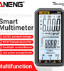 ANENG 620A Smart Multimeter 6000 Counts AC/DC Voltage Current Resistance Capacitance Frequency Temperature Non-Contact Voltage Detection Backlit LCD Screen Auto Power Off