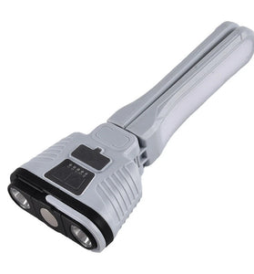 Multi Light Sourch Multifunctional Flashlight Solar Power Bank Outdoor USB Folding Camping LED Light Magnetic Work Light Warning Lamp