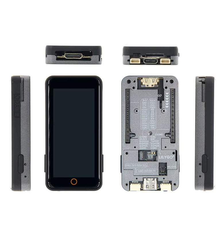 LILYGO T-Pico2350 Dual-Chip RP2350 & ESP32-C6 Development Board 2.33 inch LCD Touch Display HD 480P Wi-Fi bluetooth Zigbee3.0 XL9535 I/O Expander IoT Smart Home Automation Wireless Connectivity