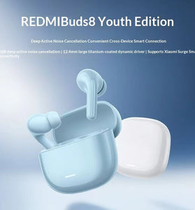 REDMI Buds 8 Lite TWS bluetooth 5.4 Earbuds ANC Earphone 42dB Active Noise Cancelling Dual Mic AI Call Noise Reduction 12.4mm Extra-large Titanium-plated Dynamic Driver Unit 36H Playback Ergonomics In-ear Sports Headphones