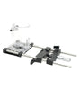 Woodworking Slotting Bracket For 65mm Trimmer 0.01mm fine adjustment Invisible Fasteners Slotting Guide Base