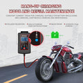 RJTianye 6V 12V 2A Car Smart Battery Charger ASE Adapter Automatic Float Charge Motorcycle Lawn Mower Tractor Lead Acid AGM Battery