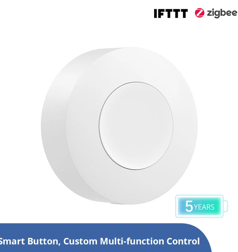 SONOFF SNZB-01P Zigbee3.0 Wireless Smart Switch Custom Button Action Two-way Control Smart Scene Control With Alexa Google Home