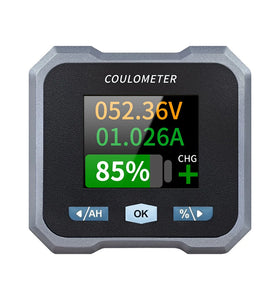 BL-F Waterproof Coulomb Meter Battery Capacity Voltmeter Bluetooth Monitor Compact High Accurate Ready-to-Use for Electric Vehicles Motorcycles RVs