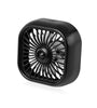 USB Car Vent Mini Fan Portable  Air Conditioning Outlet Car Fan Gradient Colorful Atmosphere Light Small Fan Row Exhaust Fan