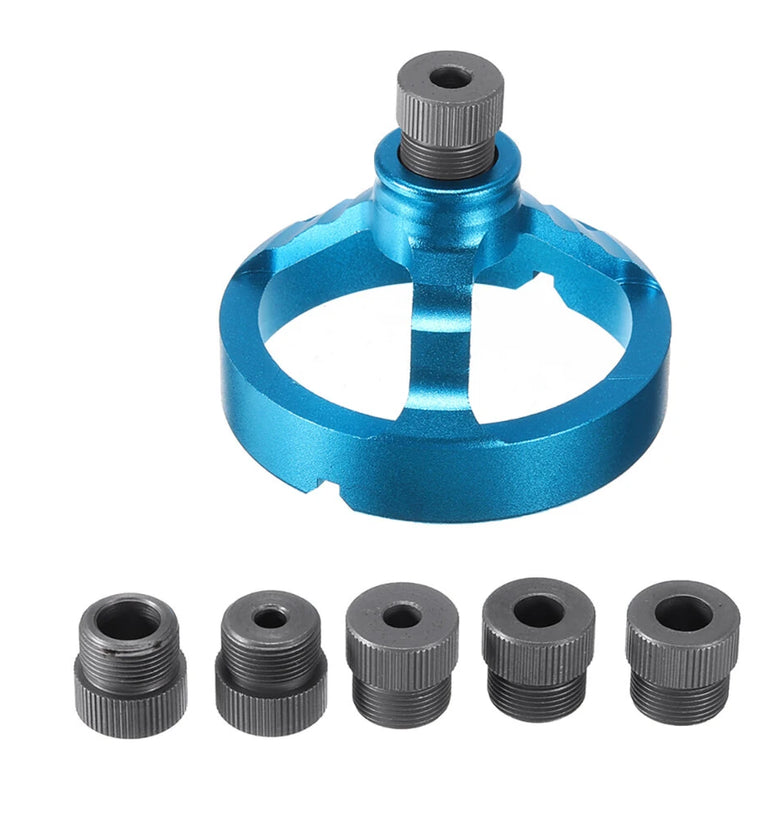 5/6/7/8/9/10mm Drill Guide Vertical Drilling Fixture Aluminum Alloy Straight Corner Round V Drill Punch Locator Woodworking Tool
