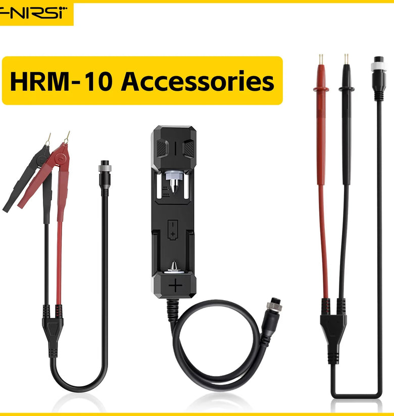 HRM-10 Battery Internal Resistance Meter Kelvin Clip Battery Probe Pen Circular Connector Accessory