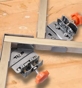 Right Angle Clamp Woodworking Premium Adjustable Clamp for T-L Joints 16mm~35mm Clamping Range Versatile Tool for Precise Joinery