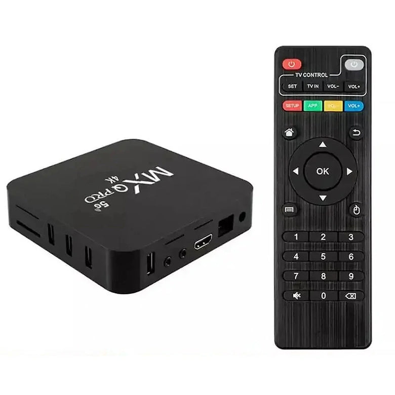 MXQ Pro 1+8G Smart TV BOX Amlogic S905 Android 11.0 2.4G/5G Dual WiFi+BT4.0 3D Youtube Media Player 4K Set Top Box Smart TV Box Home Theater