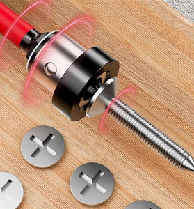 Magnetic Locating Screwdriver Bits S2 Steel 5x1.5cm Hexagonal Handle for Drill Cordless Tool Plasterboard Gypsum Board Screw Installation