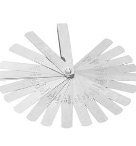 32/20/17 Blades Metric Feeler Gauge High Precision 0.04-0.88 Thickness Gages Gap Filler Feeler Gauges Woodworking Measuring Tool