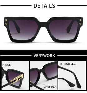 Fashion Retro Square Sunglasses Women Men UV400 Protection Sun Glasses for Outdoor Travel