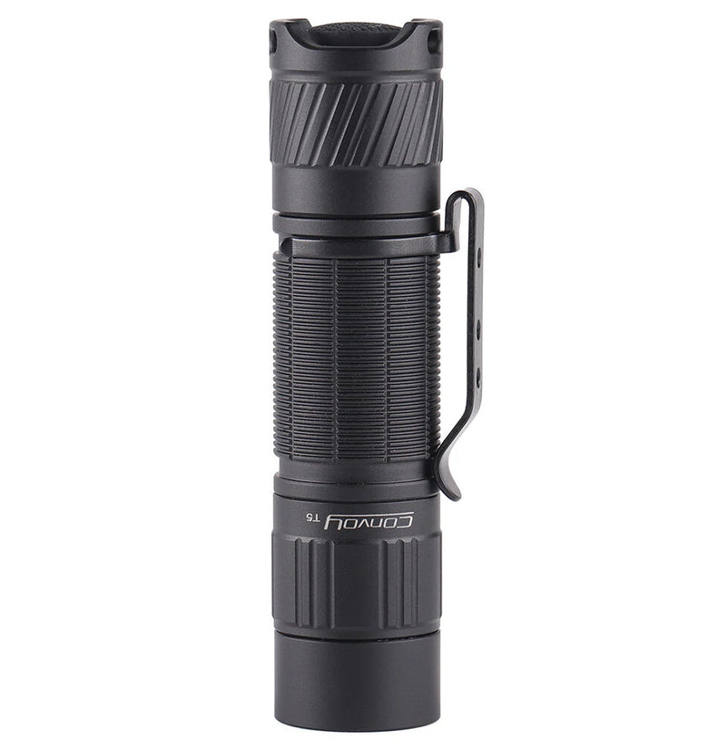 Convoy T5 LED Blue Green Orang Yellow Red Light Flashlight AA/14500 Mini LED Torch Flash Light 12Groups Fishing Camping Linterna Work Lamp