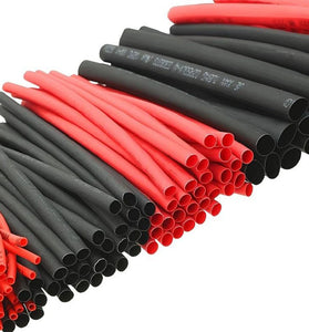 127 Pcs Heat Shrink Tubing Set 2:1 Thermoresistant Tube Red Black Shrink Wrapping Wire Protection Heat-shrinkable Sheath