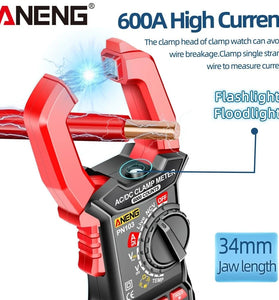 ANENG PN103 Digital Clamp Meter AC/DC Current Professional Multimeter 6000 Counts True RMS Tester Meters Voltmeter Auto Range