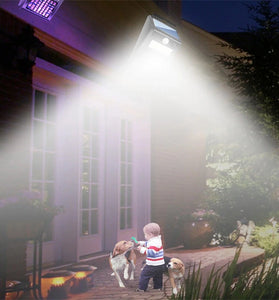 2-in-1 Solar Mosquito And Motion Sensor LED Light Outdoor Induction Wall Lamp Electric Insect Fly For Backyard Patio Camping