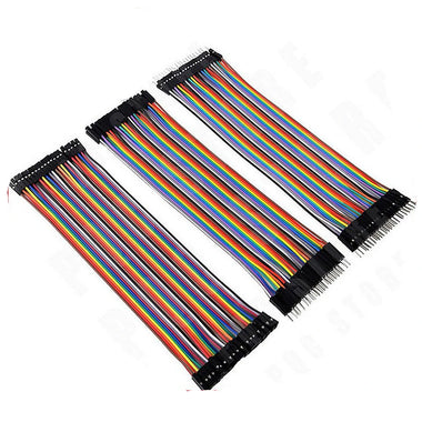 120pcs 40PIN 20CM Dupont Line Male to Male + Male to Female + Female to Female Jumper Dupont Wire Cable for DIY KIT