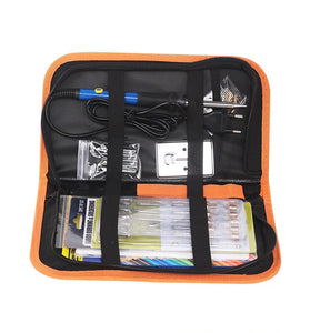 71 Pieces Adjustable Temperature Electric Soldering Iron Pyrography Tool Carving Pyrographer Pen Wood Burning Kit