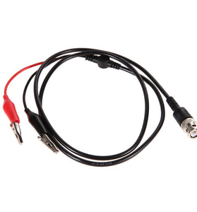 2pcs 110cm BNC Q9 to Dual Alligator Clip Oscilloscope Test Probe Leads
