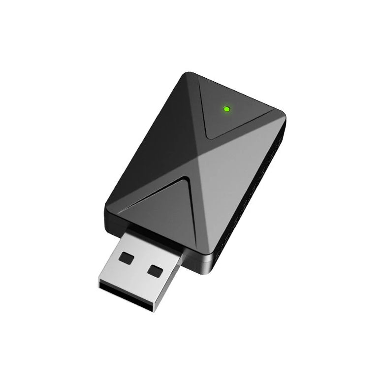 BABAOLONG 2 in 1 CarPlay Android Auto Adapter Wireless Conversion USB Type-C Plug and Play Dual System Stable Connection 5.8GHz WiFi