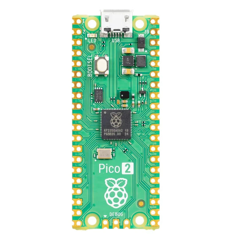 C3864 Raspberry Pi Pico 2 RP2350 Micro Control Board Dual Arm Cortex-M33 or Dual Hazard3 RISC-V Processor 150MHz Development Board