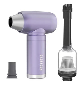 CROSSGUN Mini Turbo Blower Jet Electric Blower Rechargeable Compressed Air Dust Cleaner Rechargeable Rechargeable Portable Turbo Fan