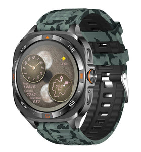 G400 1.46-inch HD Screen GPS Compass Altitude Air Pressure 800mAh Massive Battery Voice Assistant bluetooth Call Heart Rate Blood Oxygen Monitor Sleep Monitoring Multi-sport Modes IP68 Waterproof Smart Watch