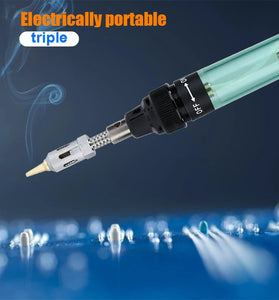 14-in-1 Wireless Butane Soldering Kit Adjustable 1300 Flame 450 Soldering Temperature 35-45 Minutes Usage Portable for DIY Repair Electronic Automotive Projects
