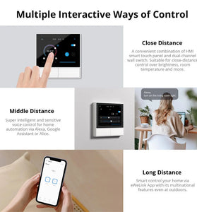 SONOFF NSPanel WiFi Smart Thermostat Wall Switch EU US Temperature Display All-in-One Remote Controller with Alexa Google Home