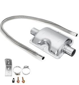 1.5m Exhaust Pipe + Silencer + Clamp + Bracket For Auto Parking Air Diesel Heater