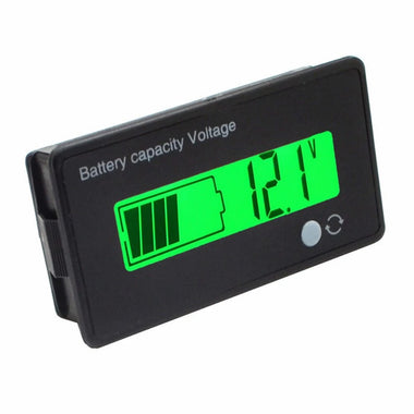 5Pcs 12V/24V/36V/48V 8-70V LCD Acid Lead 3.7V Lithium Battery Capacity Indicator Digital Voltmeter