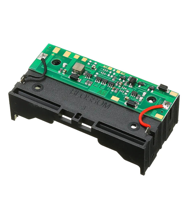 5V 2*18650 Lithium Battery Charging UPS Uninterrupted Protection Integrated Board Boost Module With Battery Holder