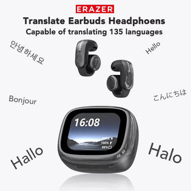 LENOVO ERAZER XF28 AI Translation Headset Wireless bluetooth 6.0 Earphone LCD Full-Color Smart Display 12mm Speakers 135 Languages Open-ear Sports Headphones