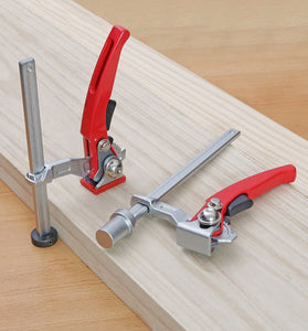 ENJOYWOOD 16mm/19mm/20mm/28mm MFT Table Workbench Quick Ratchet Bench Dog Hold Down Clamp Clip for 16mm/19mm/20mm/28mm Dog Holes