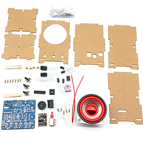 DC 5V LM386 bluetooth Audio Amplifier Board Speaker 4ohm 5W Loudspeaker Box DIY Electronic Kit Not Assembled