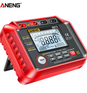 ANENG MH12 Insulation Earth Resistance Tester Digital Meter AC DC Ammeter Transistor Tester LCD Megohmmeter Meter Voltmeter Detect