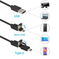 AN101 Ear Endoscope 3 in 1 Ear Cleaning Tool HD Visual Ear Spoon Multifunctional Earpick 5.5mm Camera 2M Android PC Borescope Ear Otoscope
