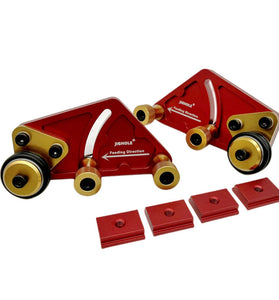 Upgraded Bearing Roller Feeder Aluminum Alloy Feather Loc Board Table Saw Feeding Safety Propelling Woodworking Auxiliary Tool